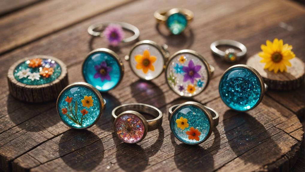 jewelry made of resin