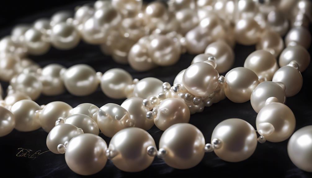 elegante collana di perle