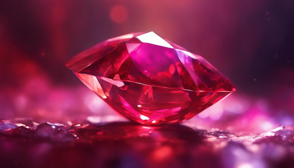 rubies shining bright symbol of passion