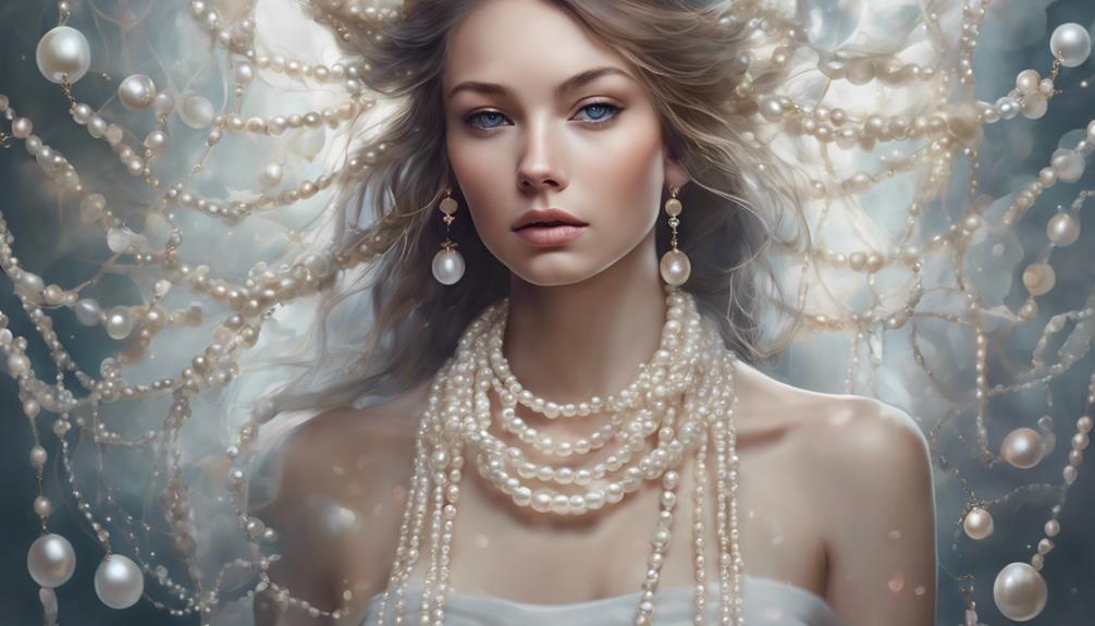 sorting pearls for a modern look
