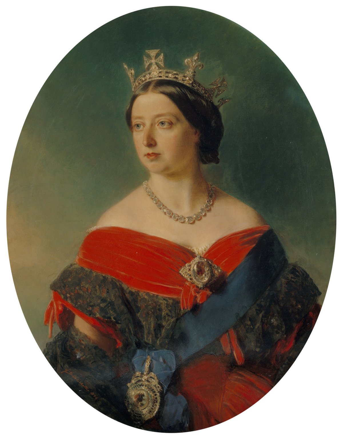 Ritratto di Regina Vittoria di Winterhalter, 1856