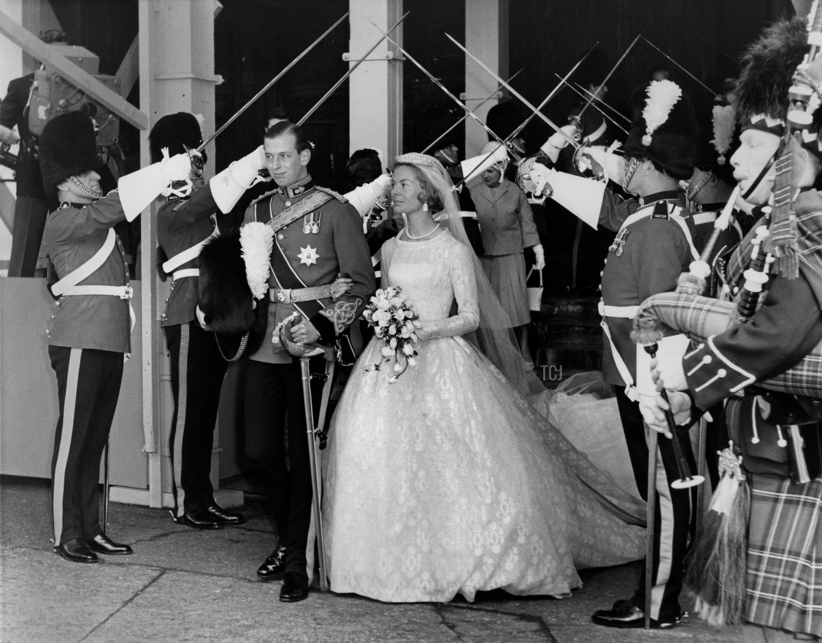 Il Duca e la Duchessa di Kent dopo il loro matrimonio, Giugno 1961