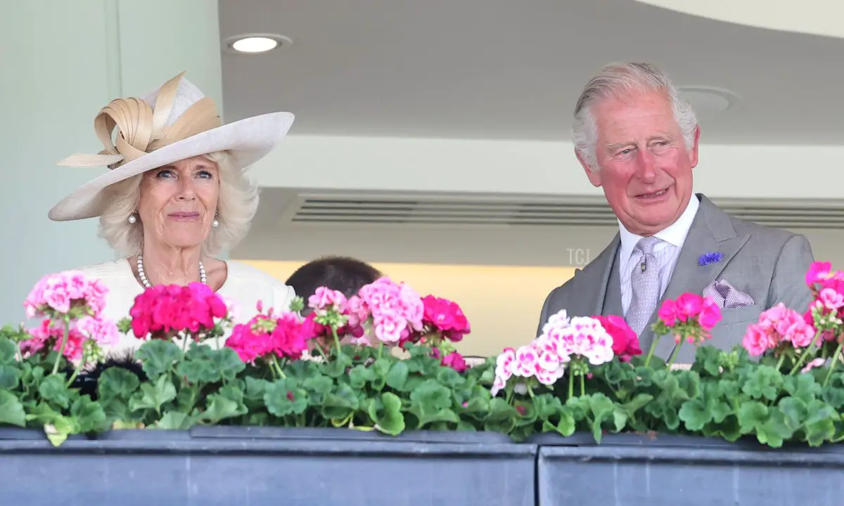 Camilla, Duchessa di Cornovaglia e il Principe Carlo, Principe di Galles partecipano al Royal Ascot 2021 presso l'Ippodromo di Ascot il 16 giugno 2021 ad Ascot, Inghilterra