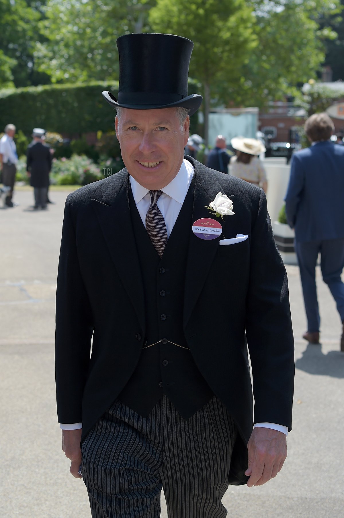 David Armstrong-Jones, 2° Conte di Snowdon arriva al Royal Ascot 2021 presso l'Ippodromo di Ascot il 16 giugno 2021 ad Ascot, Inghilterra