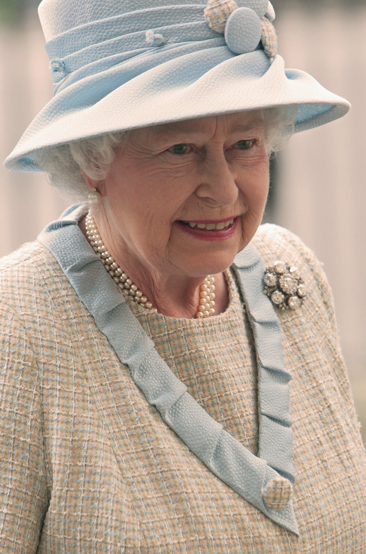 La regina Elisabetta II di Gran Bretagna arriva all'Abbazia di Westminster a Londra, in anticipo rispetto all'osservanza annuale per il Giorno del Commonwealth, il 9 marzo 2009