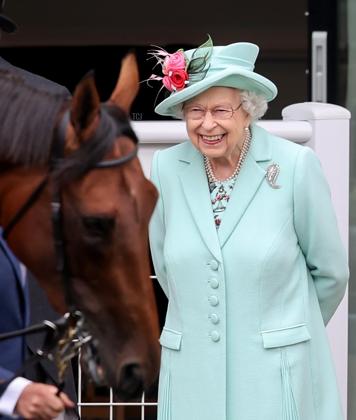 La regina Elisabetta II partecipa a Royal Ascot 2021 all'ippodromo di Ascot il 19 giugno 2021 ad Ascot, Inghilterra