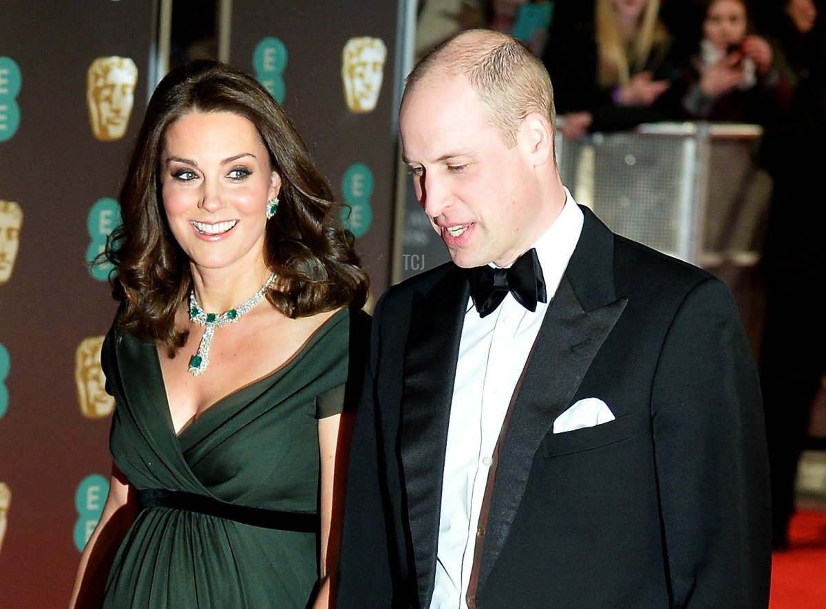 Il Principe William, Duca di Cambridge e Catherine, Duchessa di Cambridge partecipano agli EE British Academy Film Awards (BAFTA) tenuti al Royal Albert Hall il 18 febbraio 2018 a Londra, Inghilterra