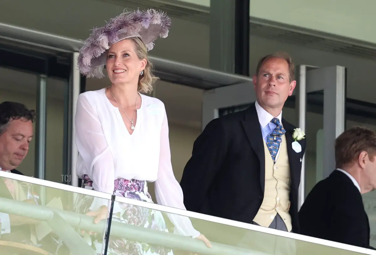 Sophie, Contessa di Wessex e il Principe Edward, Conte di Wessex partecipano al Royal Ascot 2021 presso l'Ippodromo di Ascot il 16 giugno 2021 ad Ascot, Inghilterra