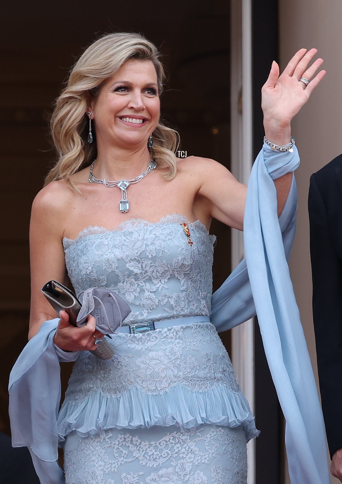 Re Willem-Alexander e Regina Maxima dei Paesi Bassi arrivano al Konzerthaus am Gendarmenmarkt il 6 luglio 2021 a Berlino, Germania