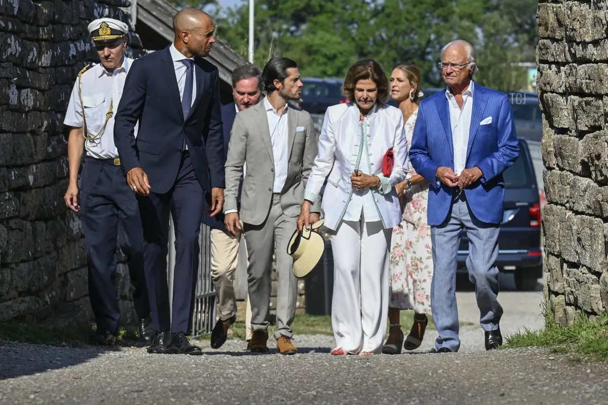 Celebrazioni del 44° compleanno della Principessa Vittoria presso le rovine del castello di Borgholm il 14 luglio 2021 a Borgholm, Svezia