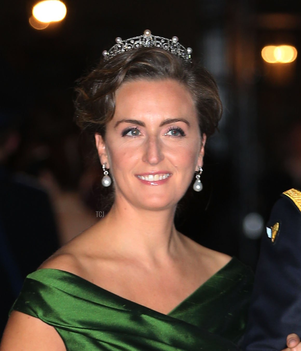 Il Principe Laurent del Belgio e la Principessa Claire del Belgio partecipano al gala per il matrimonio del Principe Guillaume di Lussemburgo e Stephanie de Lannoy al Palazzo Granducale il 19 ottobre 2012 a Lussemburgo