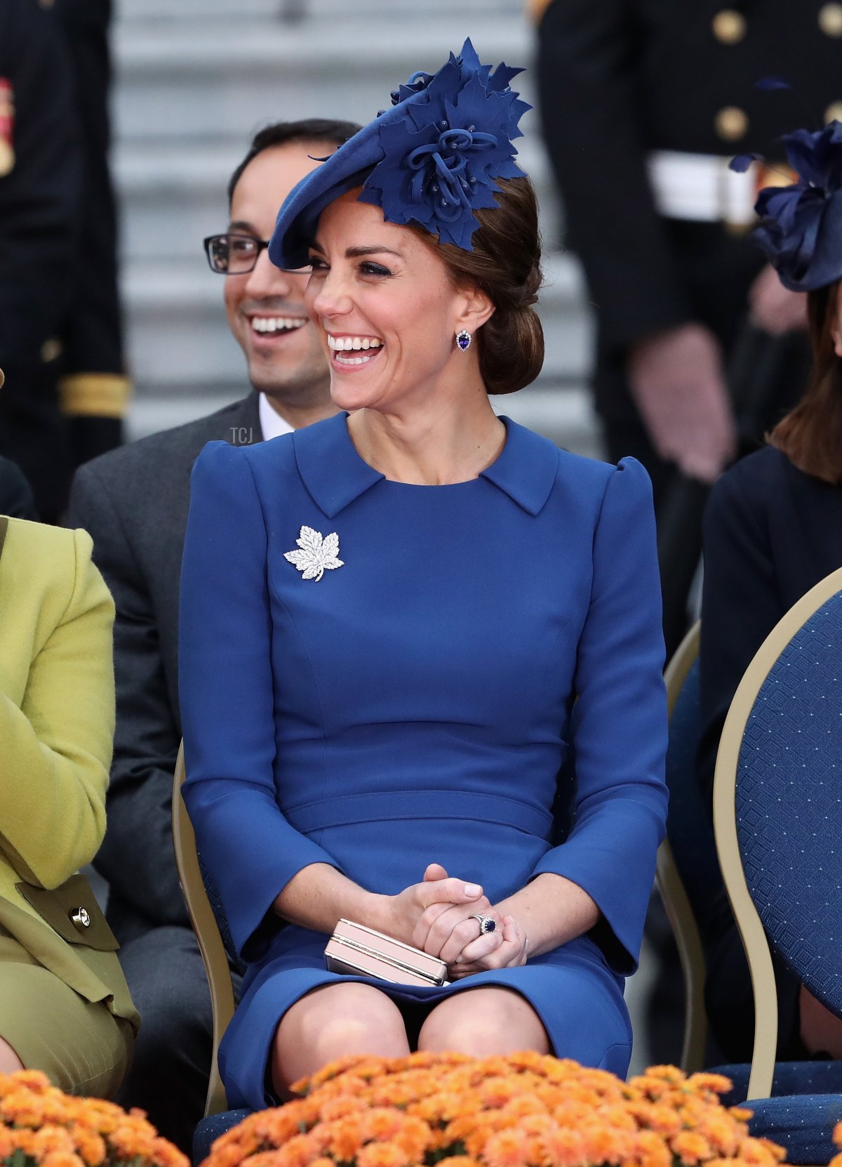 Catherine, Duchessa di Cambridge, partecipa alla Cerimonia di Benvenuto Ufficiale per il Royal Tour presso il Parlamento della Columbia Britannica il 24 settembre 2016 a Victoria, Canada