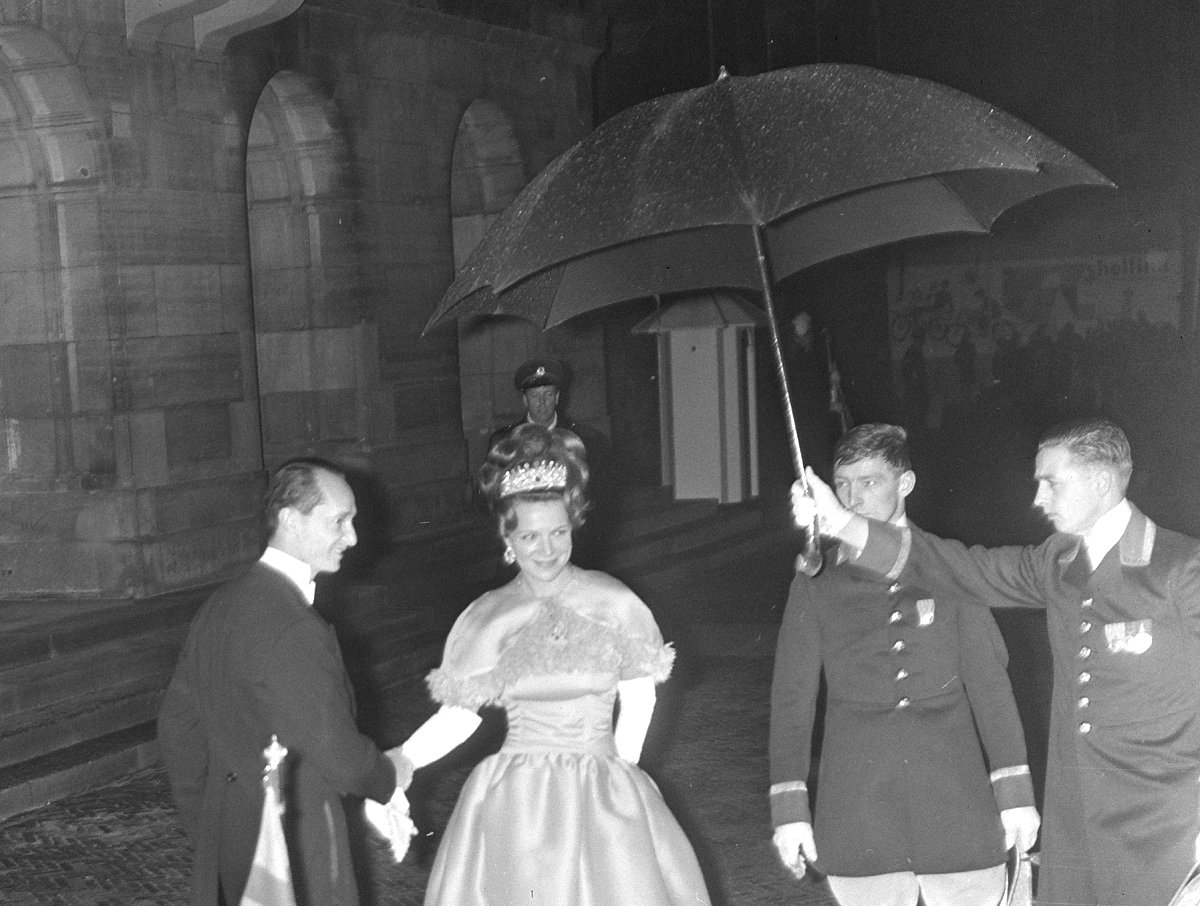 La principessa Irene partecipa a un gala ad Amsterdam, marzo 1966