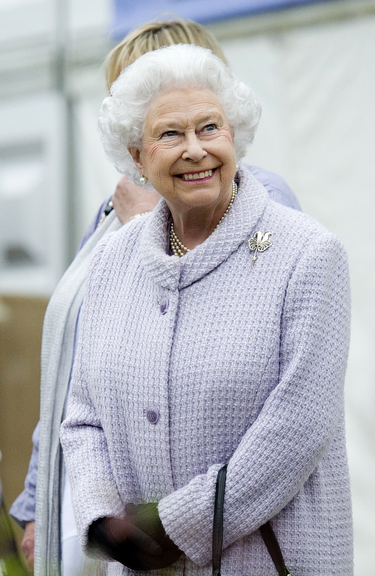 La regina britannica Elisabetta II visita il Chelsea Flower Show a Londra il 20 maggio 2013