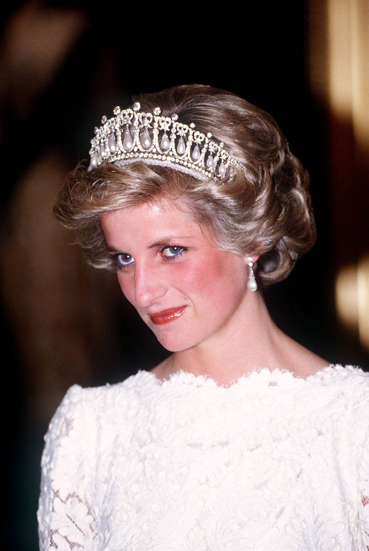 La Principessa del Galles partecipa a una ricezione presso l'Ambasciata britannica a Washington, 1985 (Trinity Mirror/Mirrorpix/Alamy)