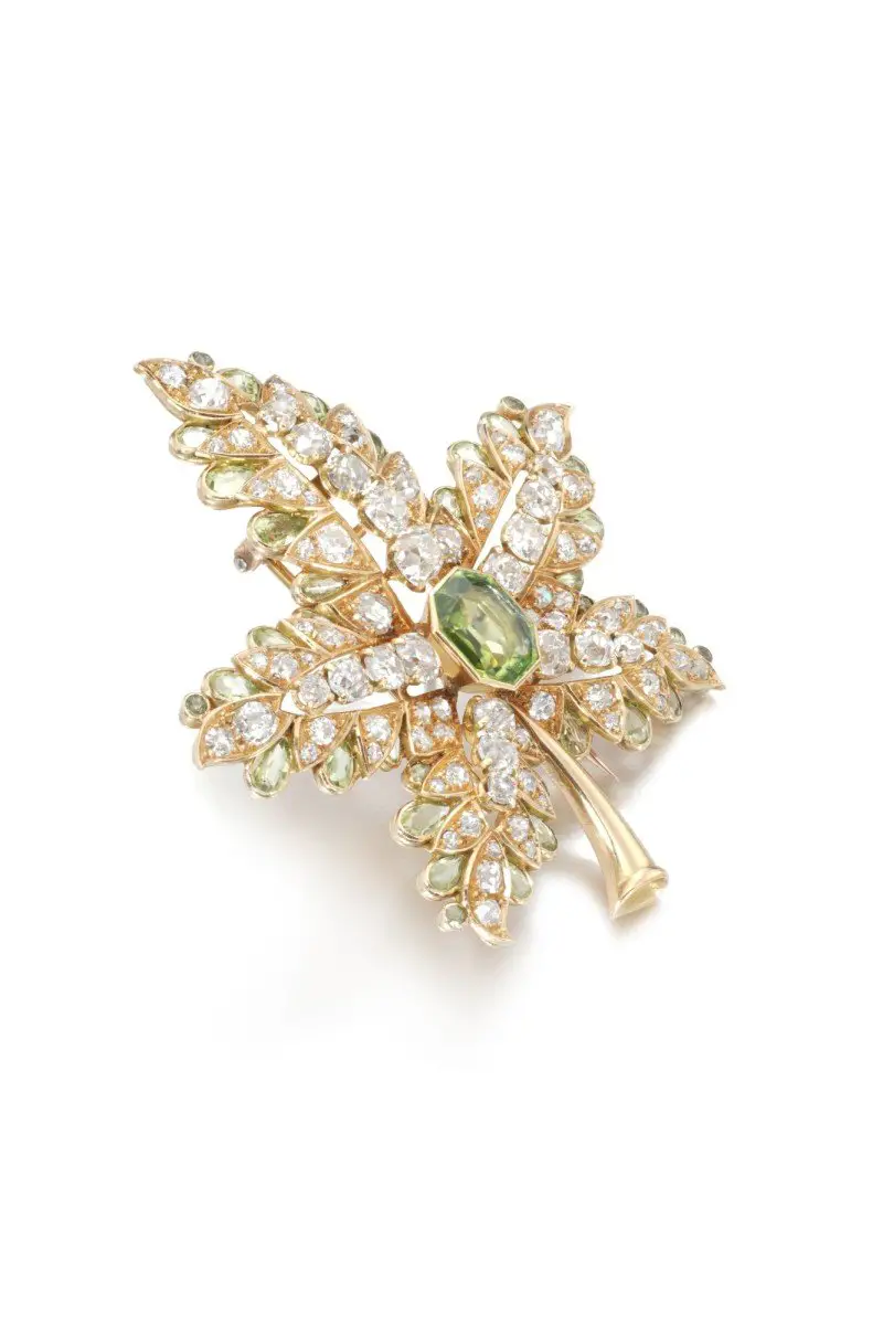 René Boivin, Peridot e spilla in diamante