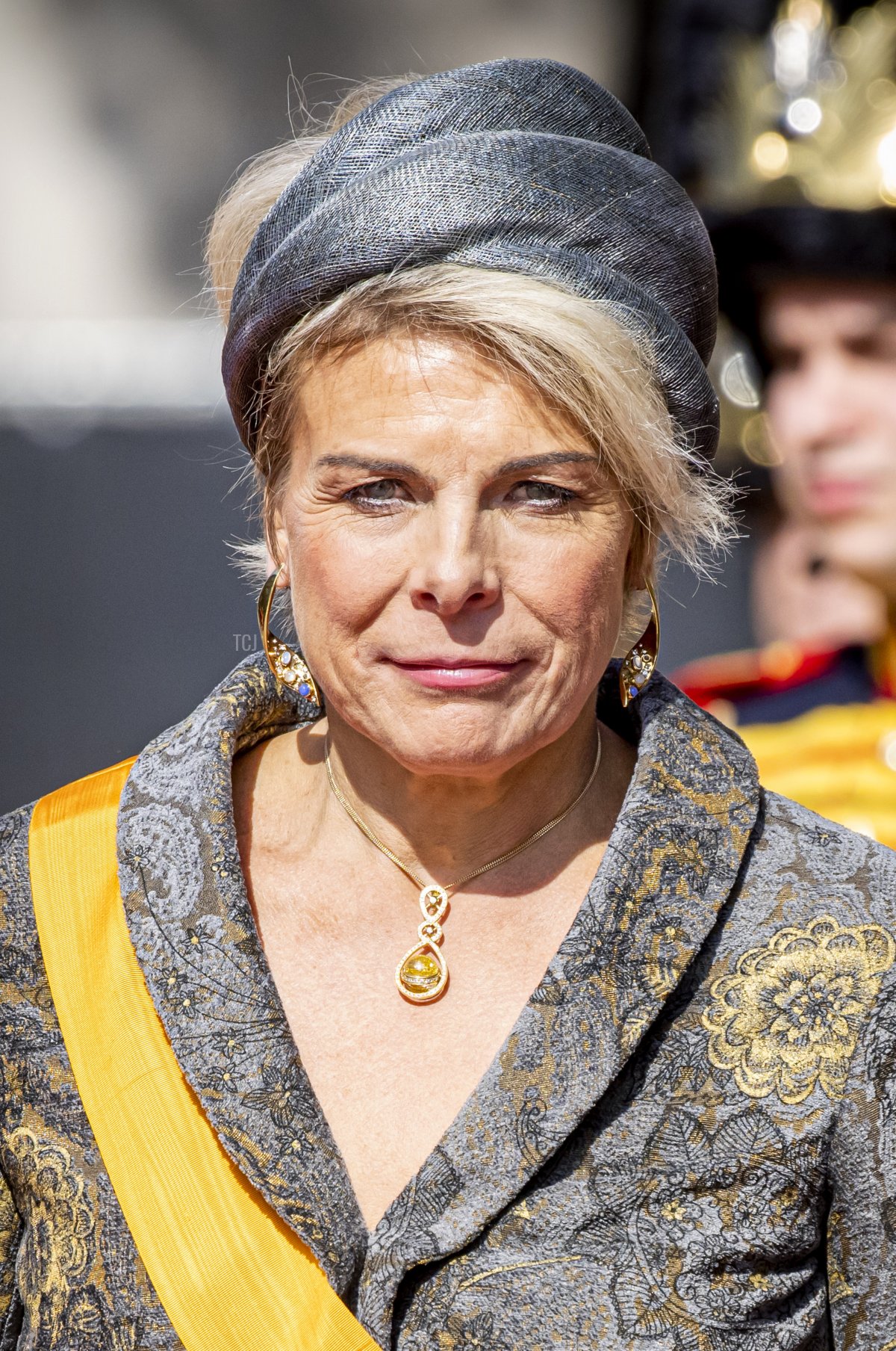 Principessa Laurentien dei Paesi Bassi partecipa a Prinsjesdag, l'apertura annuale dell'anno parlamentare, nella Grote Kerk il 21 settembre 2021 a L'Aia, Paesi Bassi