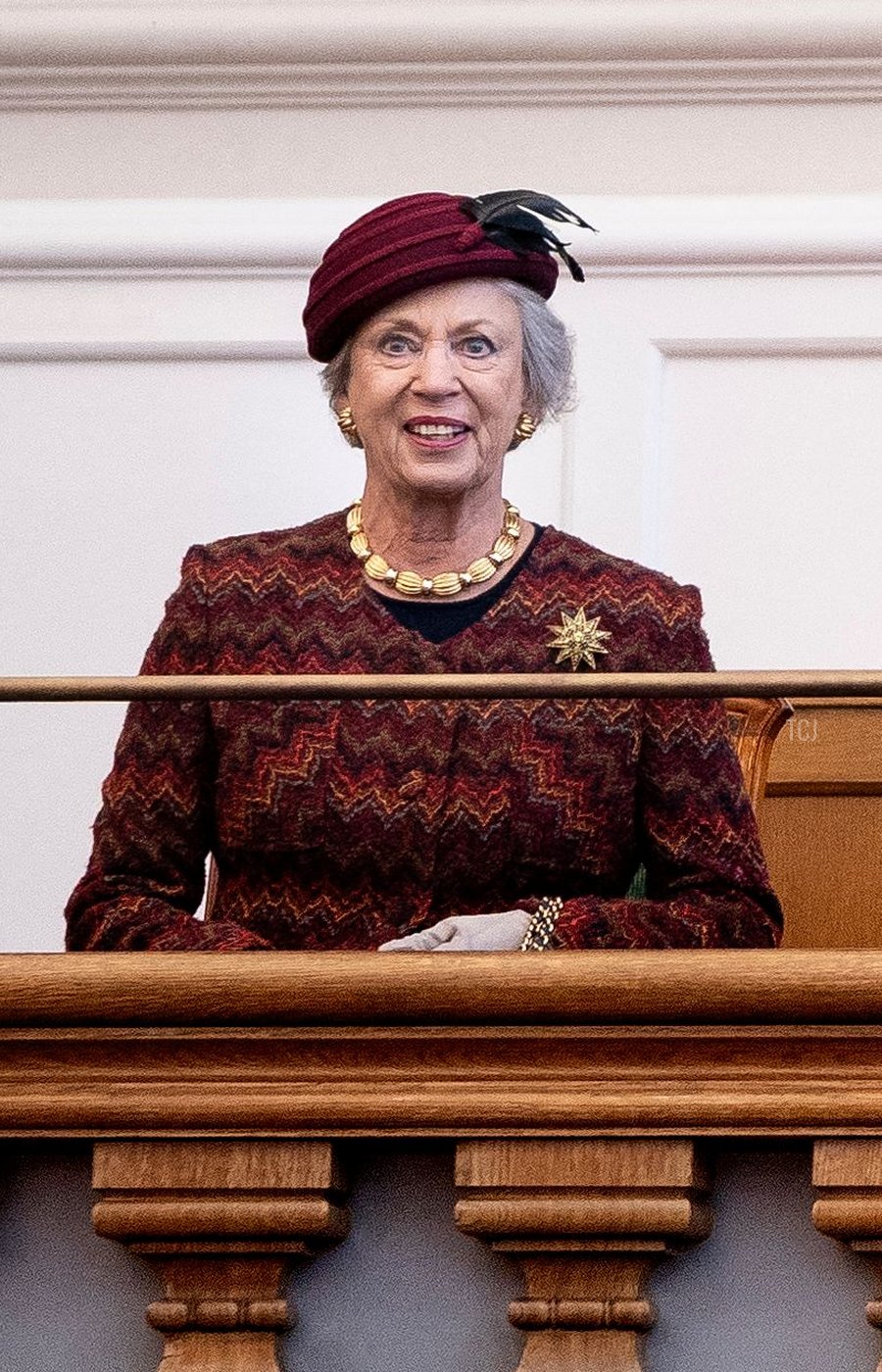 La principessa Benedikte di Danimarca durante l'apertura del Parlamento danese Folketinget a Copenaghen, Danimarca, il 5 ottobre 2021