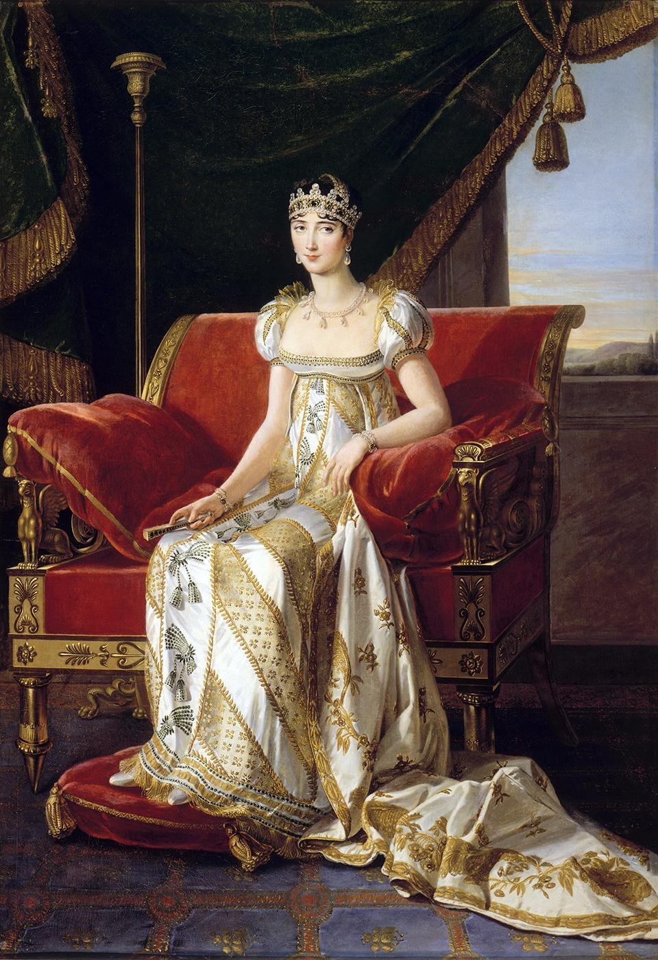 Marie-Guillemine Benoist: Ritratto di Pauline Bonaparte Principessa Borghese (1808)