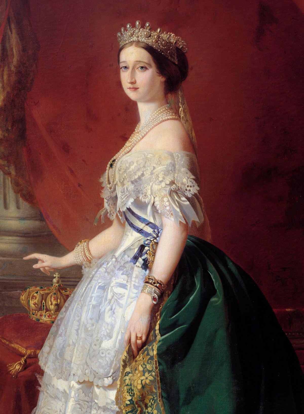 Ritratto dell'Imperatrice Eugenia in abito da corte (dopo Winterhalter)