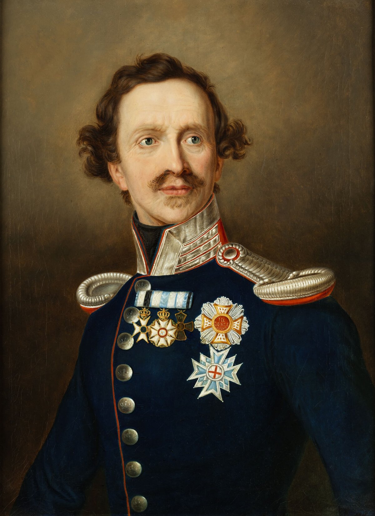 Ritratto di Ludwig I (1786-1868), Re di Baviera (1825-1848), Principe Ereditario di Baviera (1806-1825)