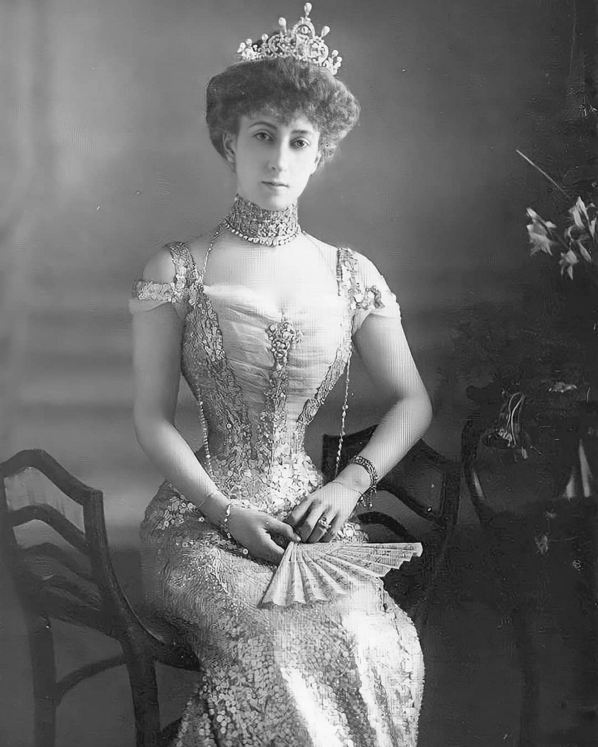 Ritratto della Regina Maud di Norvegia, scattato ca. 1905