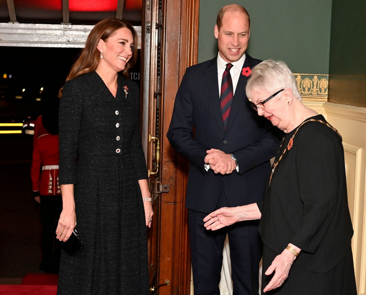 Il Duca e la Duchessa di Cambridge partecipano al Festival della Rimembranza della Royal British Legion all'Albert Hall il 13 novembre 2021 a Londra, Inghilterra