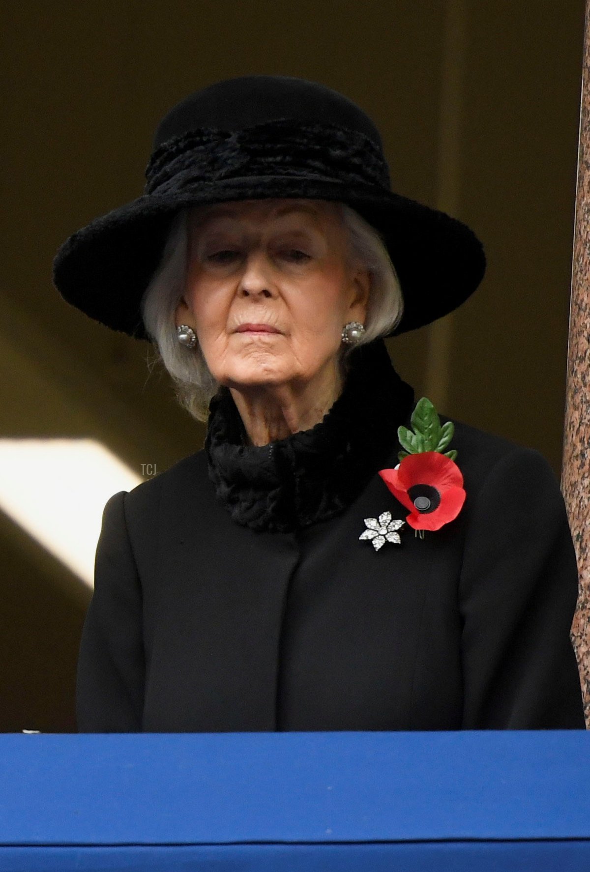 Princess Alexandra attends the annual National Service of Remembrance at the Cenotaph in Whitehall, on November 14, 2021 in London, England