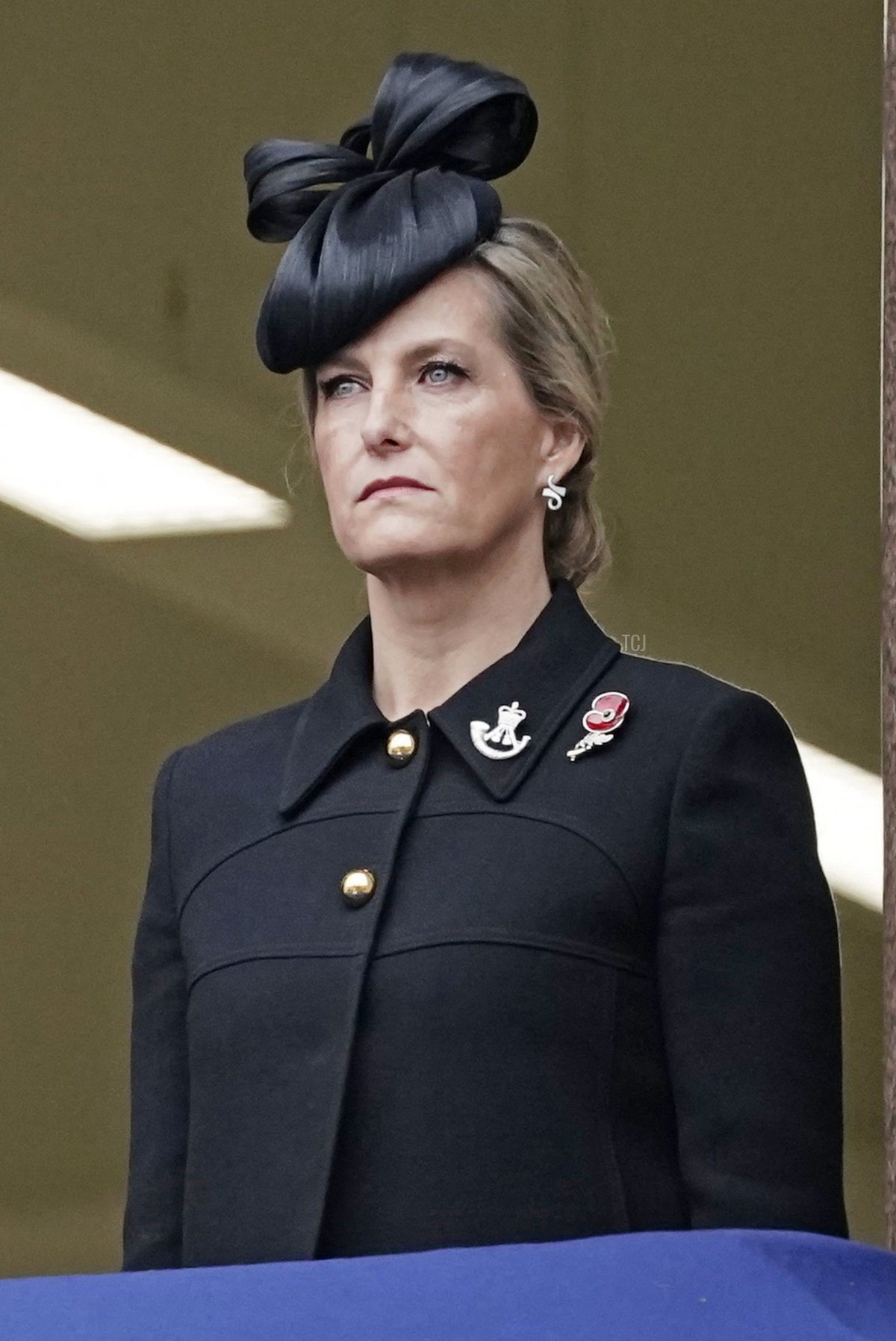 Britain's Sophie, Countess of Wessex attends the Remembrance Sunday ceremony at the Cenotaph on Whitehall in central London, on November 14, 2021