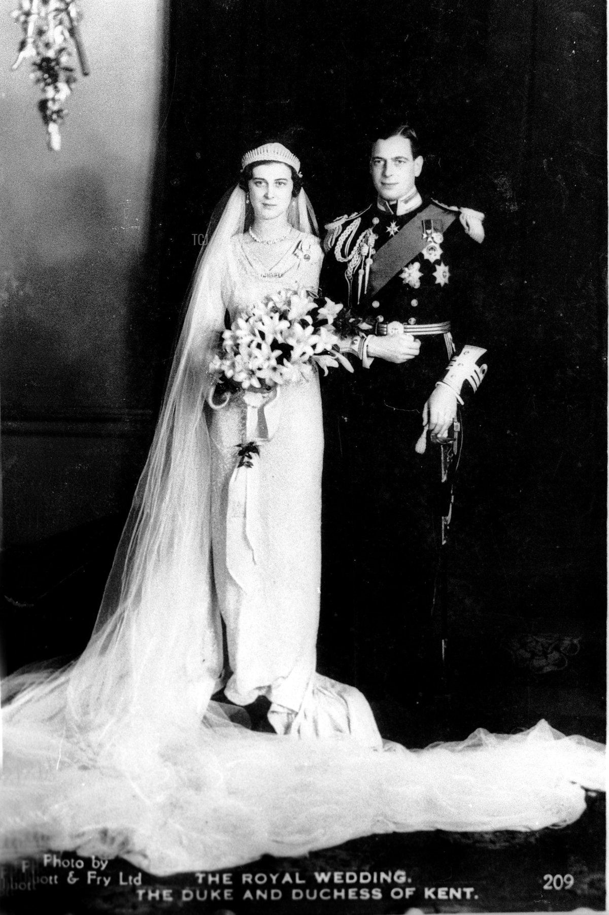 Matrimonio del Duca di Kent e della Principessa Marina di Grecia nel 1934