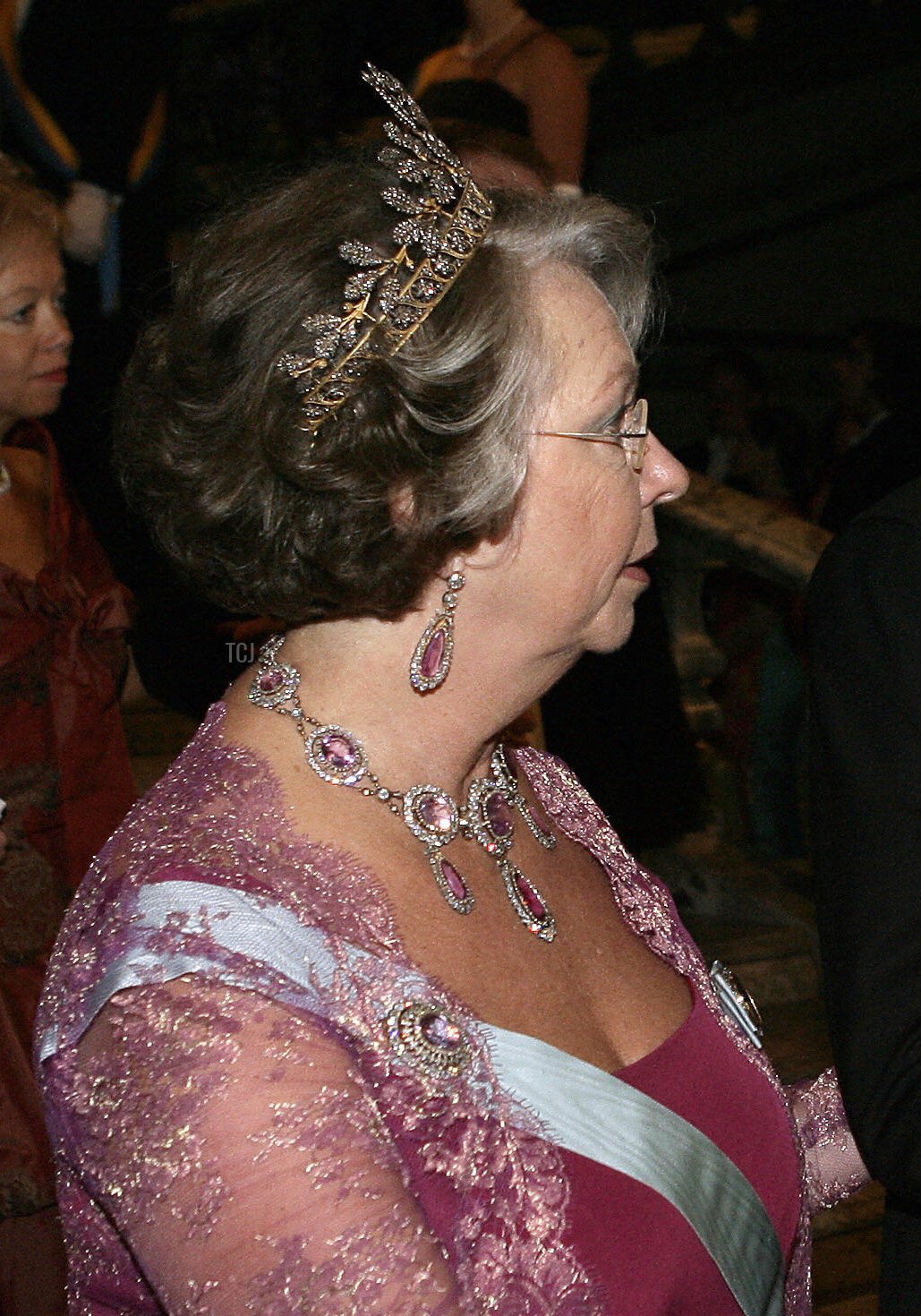 Principessa Cristina, signora Magnuson, partecipa al banchetto Nobel a Stoccolma il 10 dicembre 2006