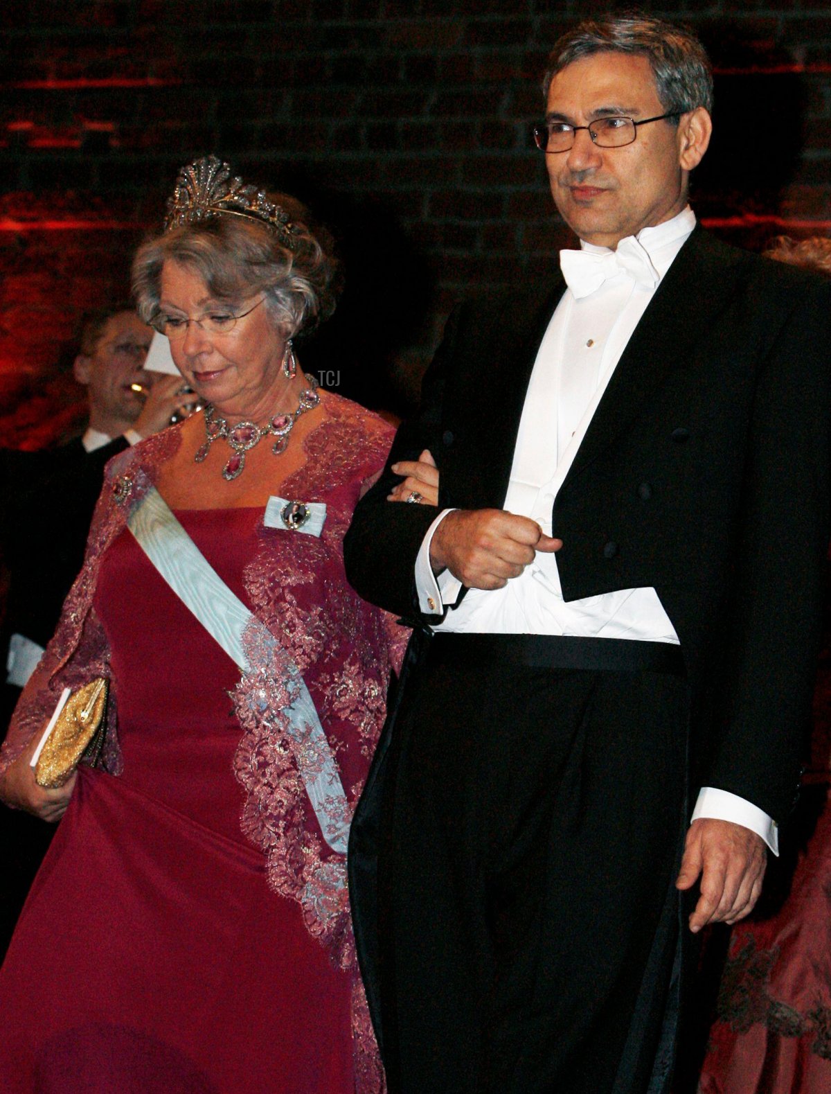 Principessa Cristina, signora Magnuson, partecipa al banchetto Nobel a Stoccolma il 10 dicembre 2006