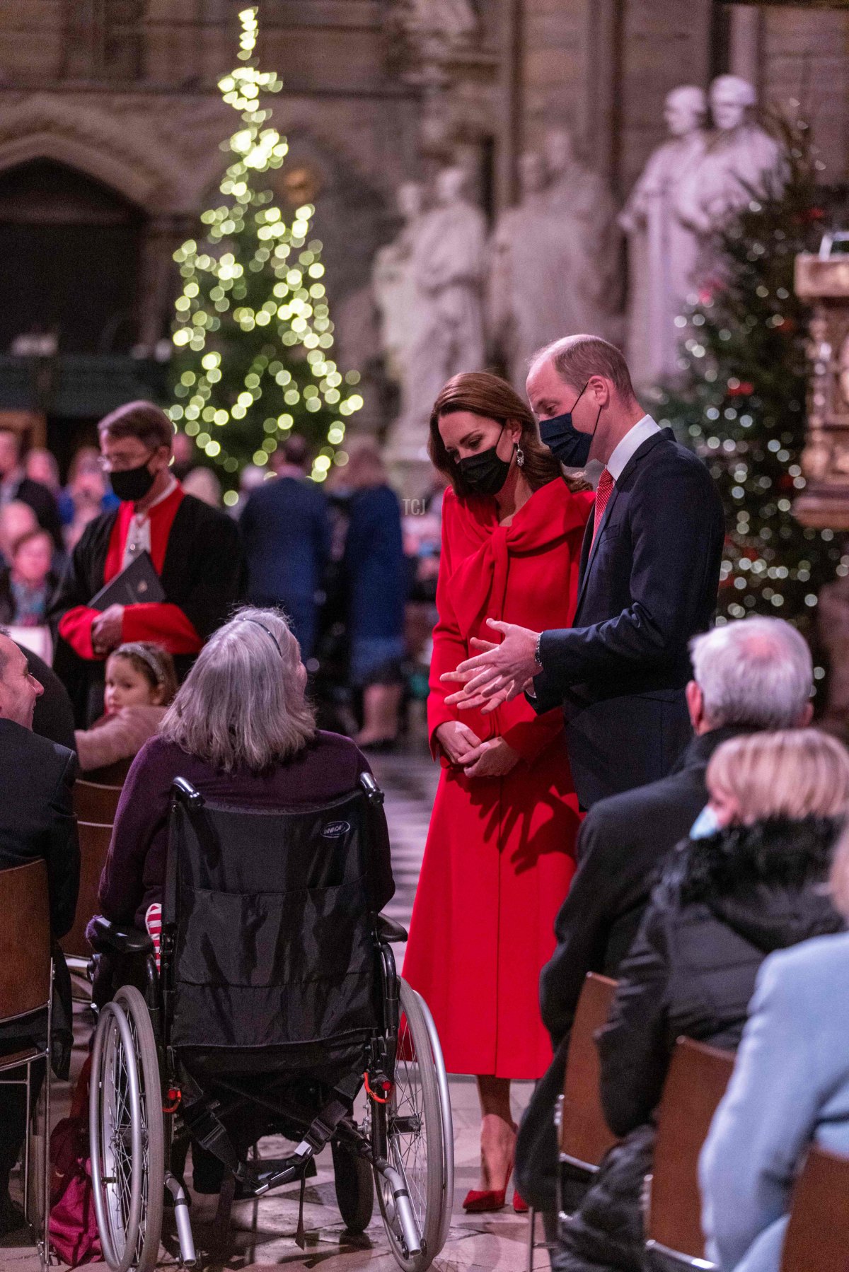 Il Principe William e la Duchessa di Cambridge partecipano al servizio di canti natalizi 