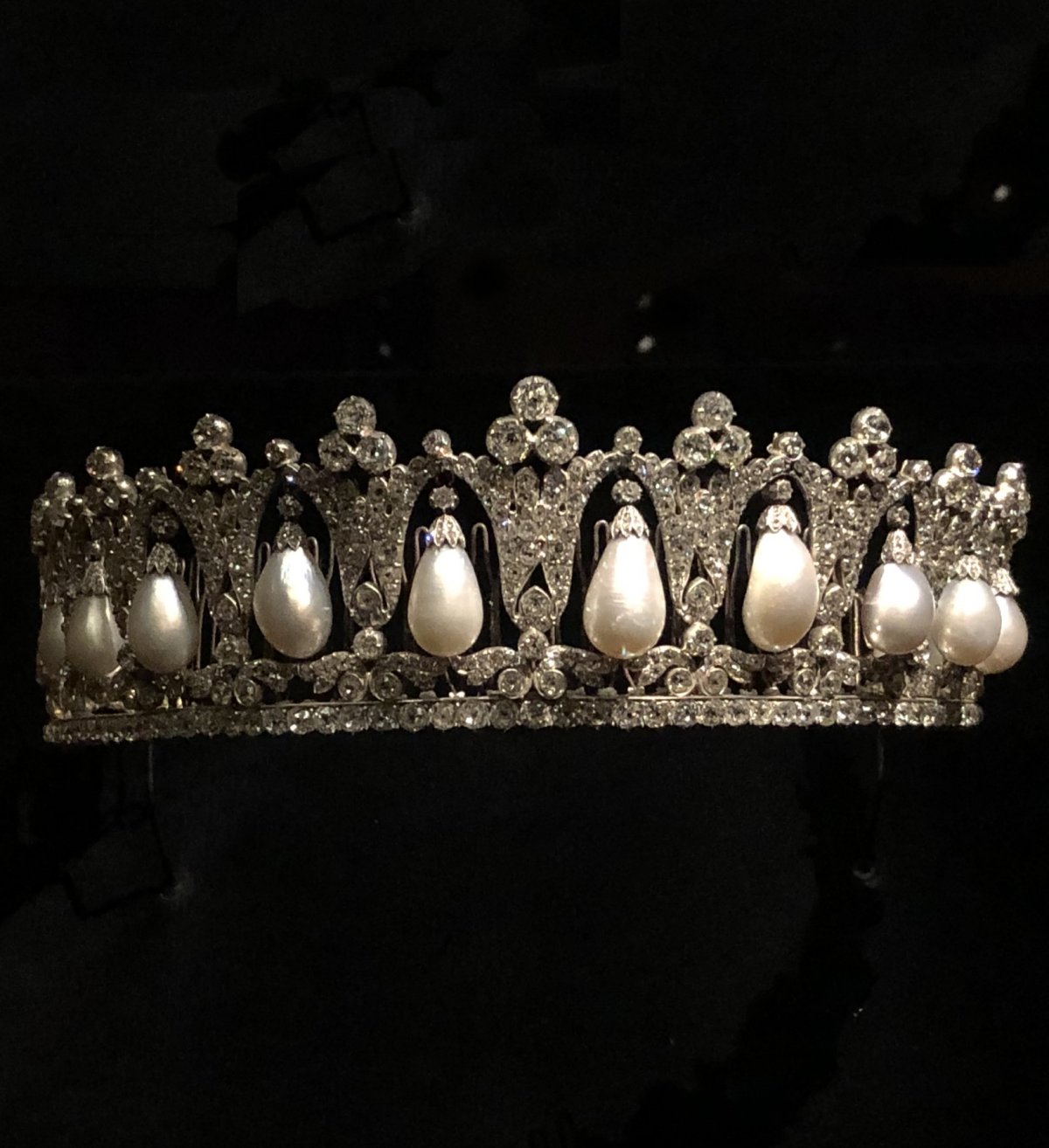 La Tiara Pearl Poiré (Foto gentilmente condivisa da Kristina Solberg; non riprodurre)