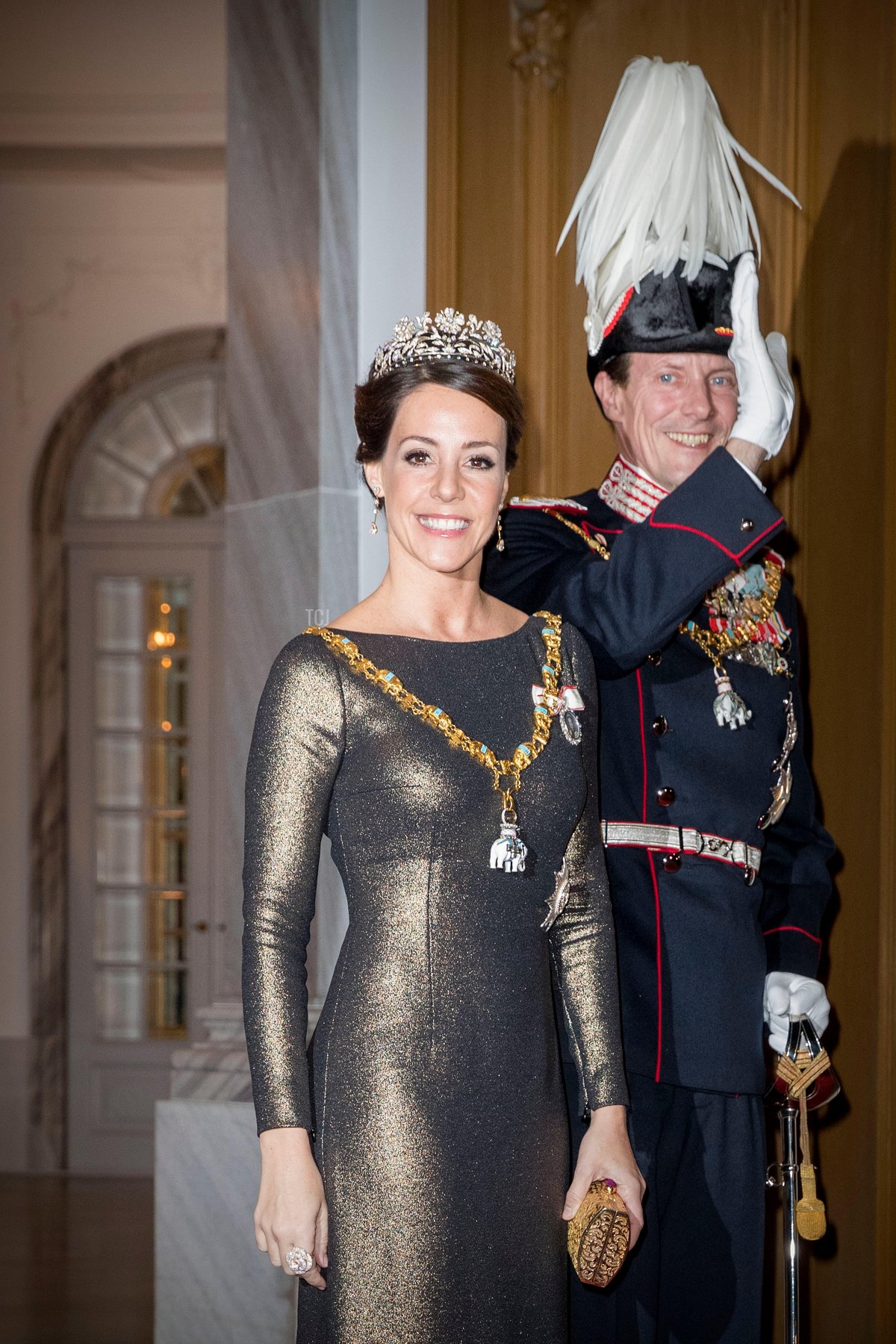 La Principessa Marie di Danimarca partecipa al ricevimento annuale di Capodanno, gennaio 2017