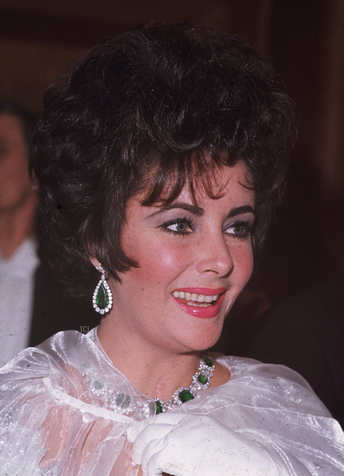 27 febbraio 1967: l'attrice britannica Elizabeth Taylor al Royal Film Performance di 'La bisbetica domata'