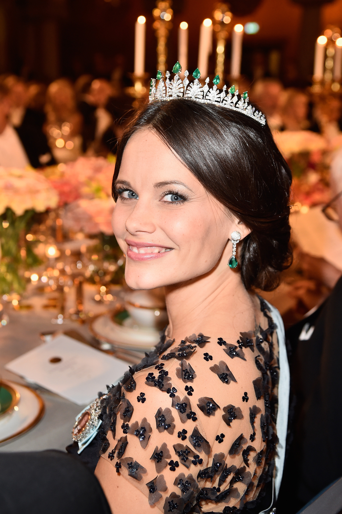 La Principessa Sofia di Svezia partecipa al banchetto del Premio Nobel a Stoccolma il 10 Dicembre 2015 (Pascal Le Segretain/Getty Images)