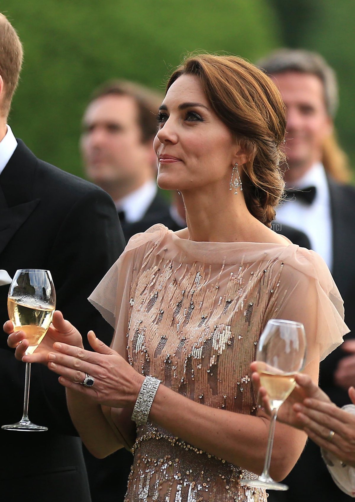 Prince William and Catherine, Duchess of Cambridge at a gala dinner for children's hospices, June 22, 2016