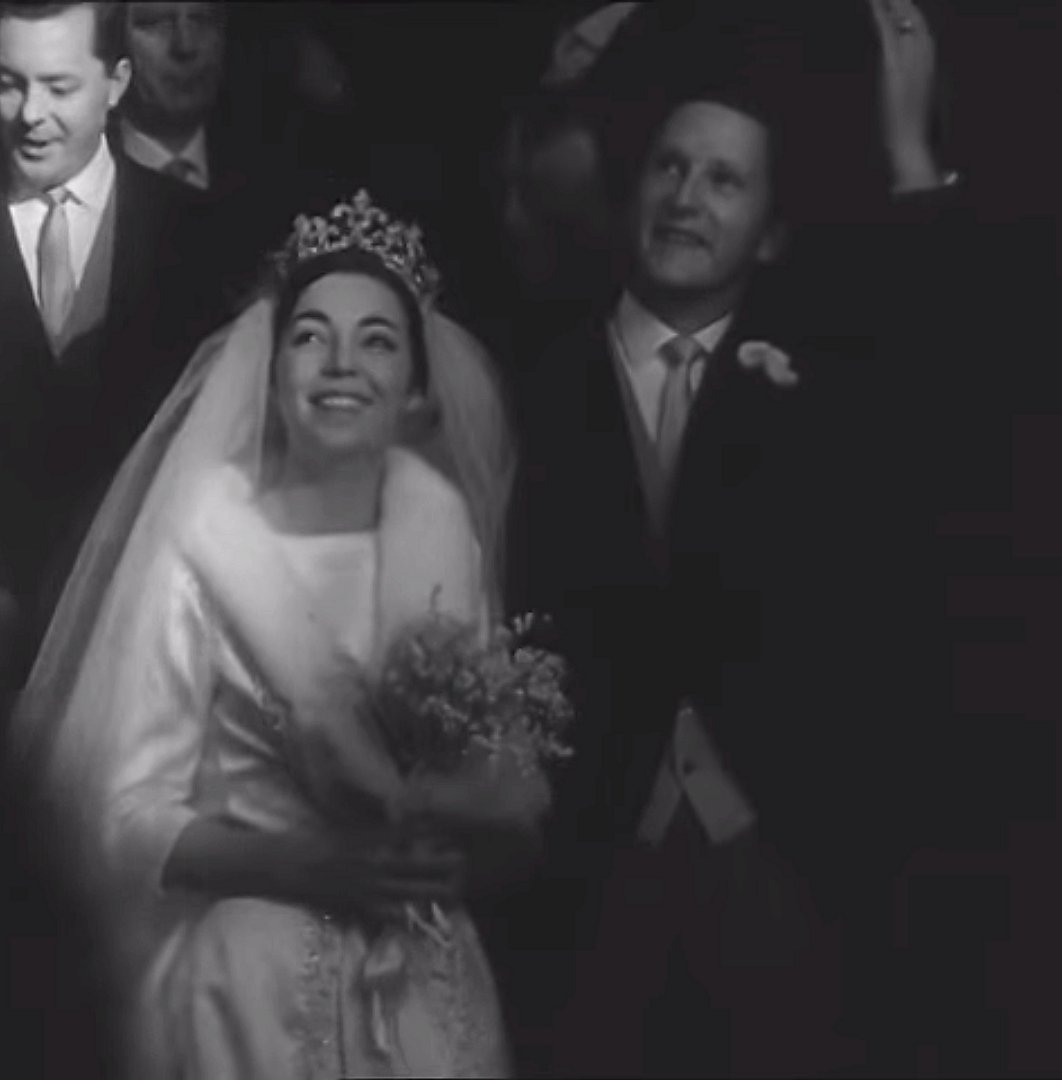 Simeon e Margarita nel giorno del loro matrimonio, 1962