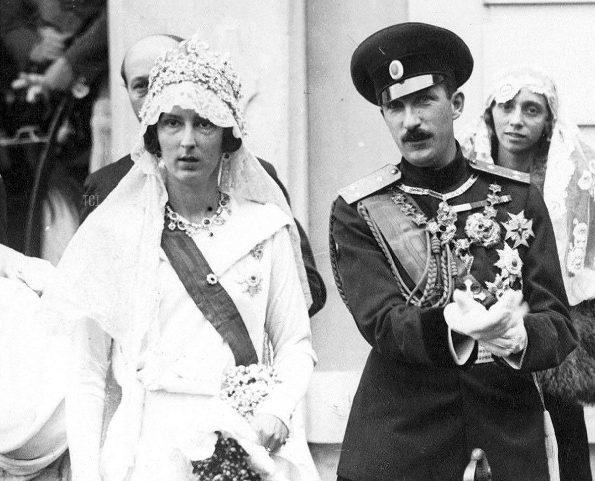 Boris III di Bulgaria e Giovanna d'Italia nel giorno del loro matrimonio, ottobre 1930