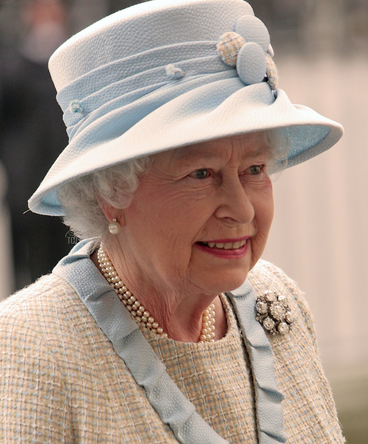 La regina Elisabetta II arriva all'Abbazia di Westminster a Londra, in vista della commemorazione annuale per il Giorno del Commonwealth, il 9 marzo 2009