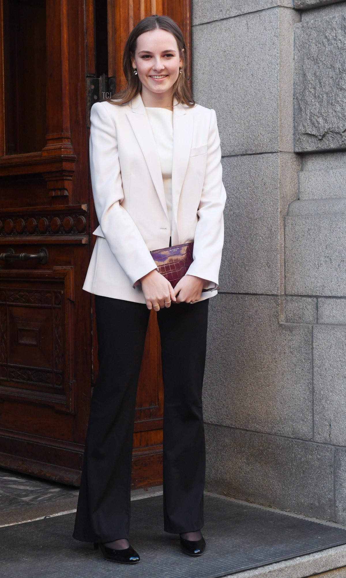 Princess Ingrid Alexandra visits The Supreme Court on January 20, 2022 in Oslo, Norway