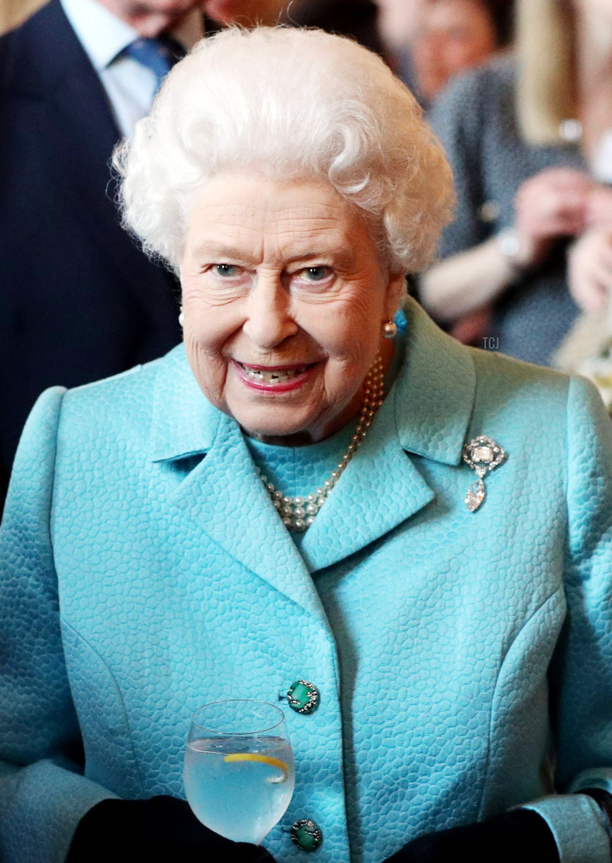 La regina Elisabetta II partecipa a una ricevuta per commemorare il centenario del National Council for Voluntary Organisations a Windsor Castle il 2 aprile 2019