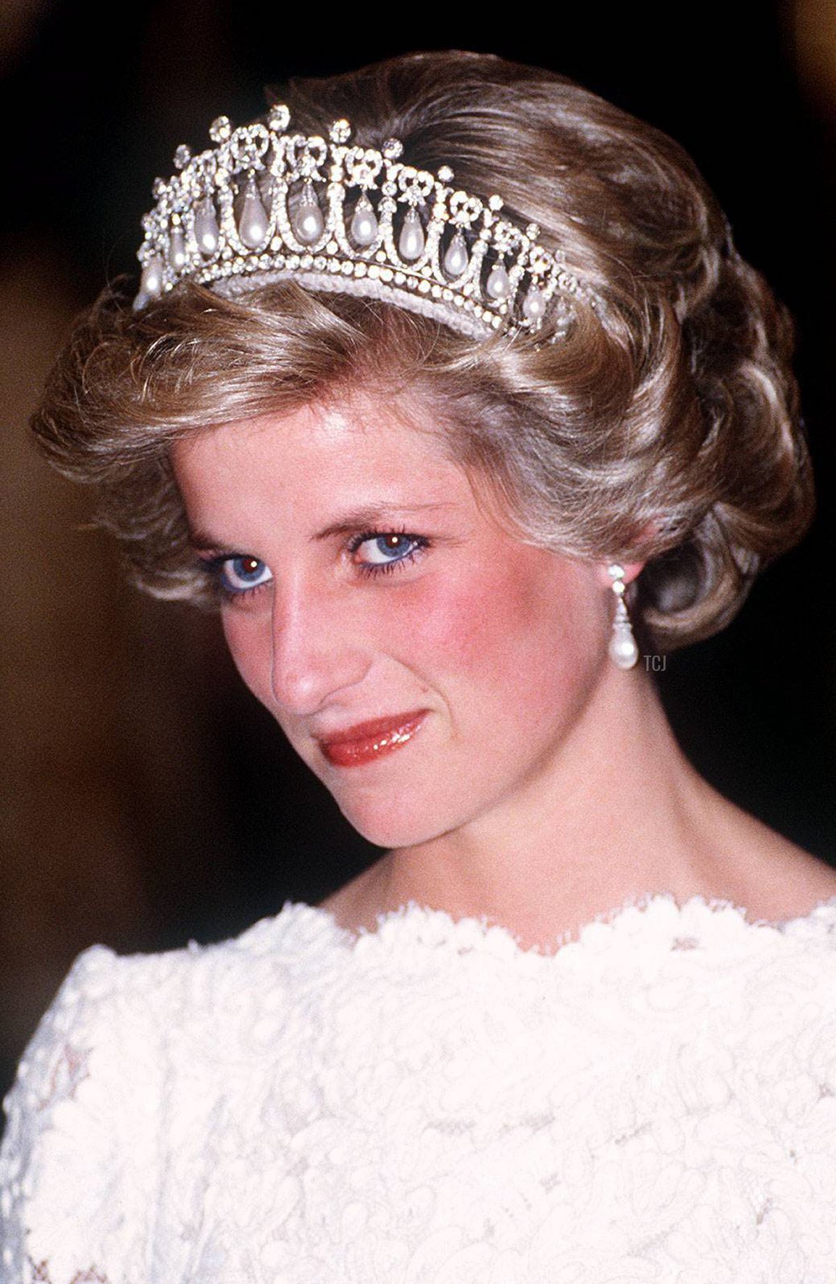 Principessa Diana all'Ambasciata Britannica a Washington con tiara