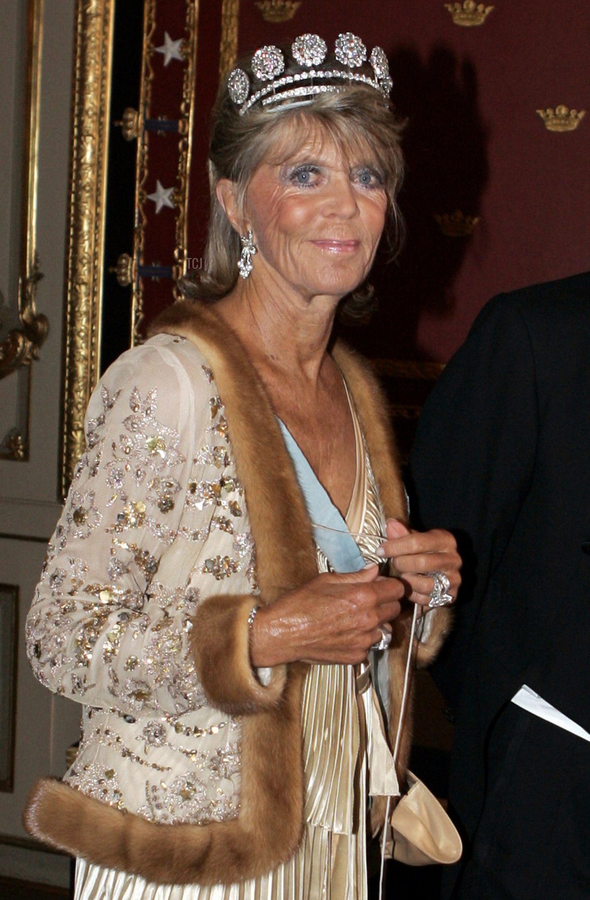 La Principessa Birgitta e il Principe Johan Georg von Hohenzollern durante il 60° compleanno del Re Carl Gustaf al Palazzo Reale di Stoccolma