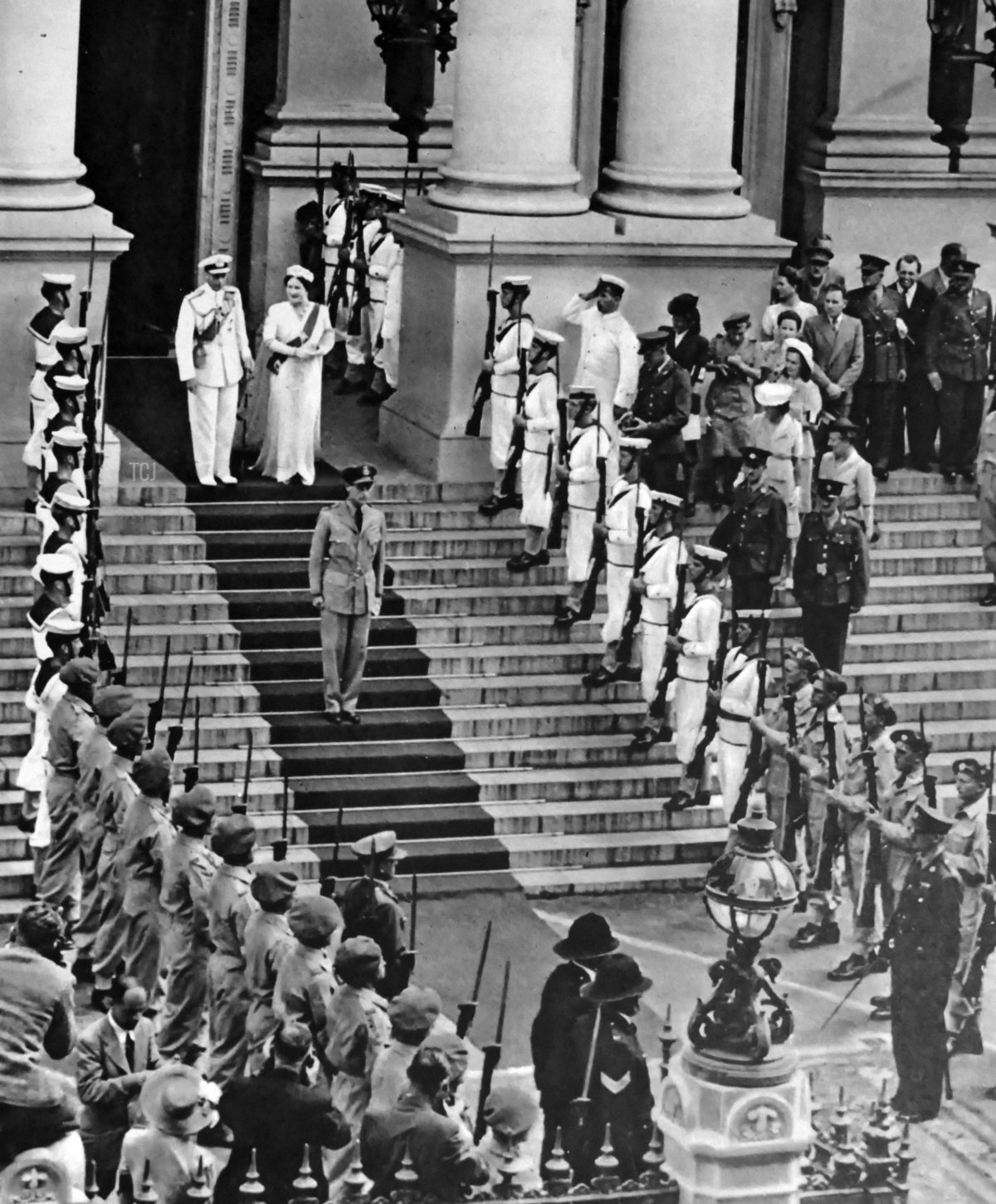 Visita al Parlamento a Città del Capo, 1947