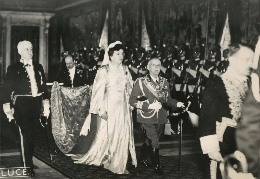 Re Vittorio Emanuele III e Regina Elena d'Italia, 1937