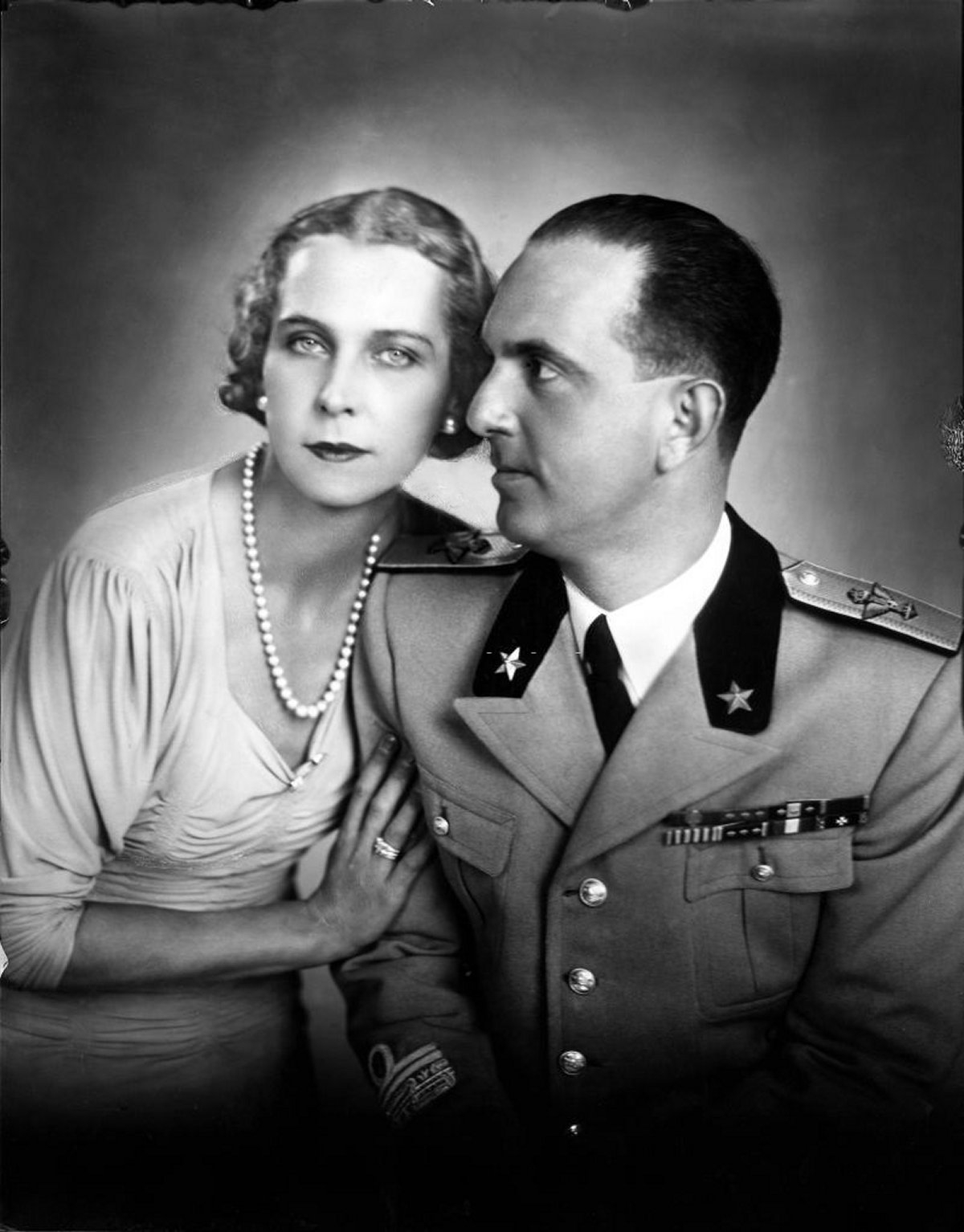 Re Umberto II e Regina Maria Giuseppina d'Italia, ca. 1940