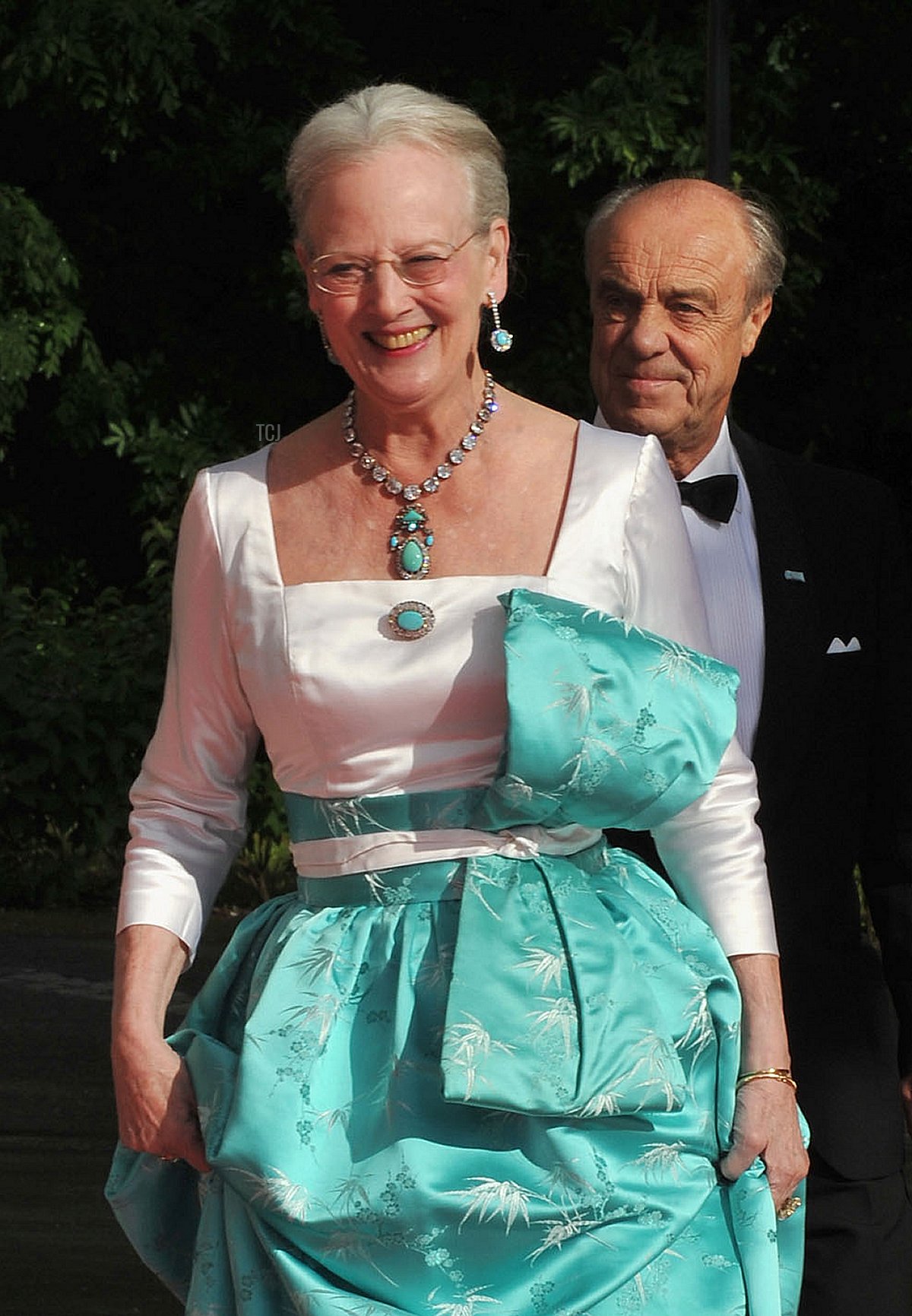 La Regina Margrethe II e il Principe Henrik partecipano alla cena di gala pre-matrimonio del Crown Princess Victoria di Svezia e Daniel Westling all'Eric Ericson Hall il 18 giugno 2010 a Stoccolma, Svezia