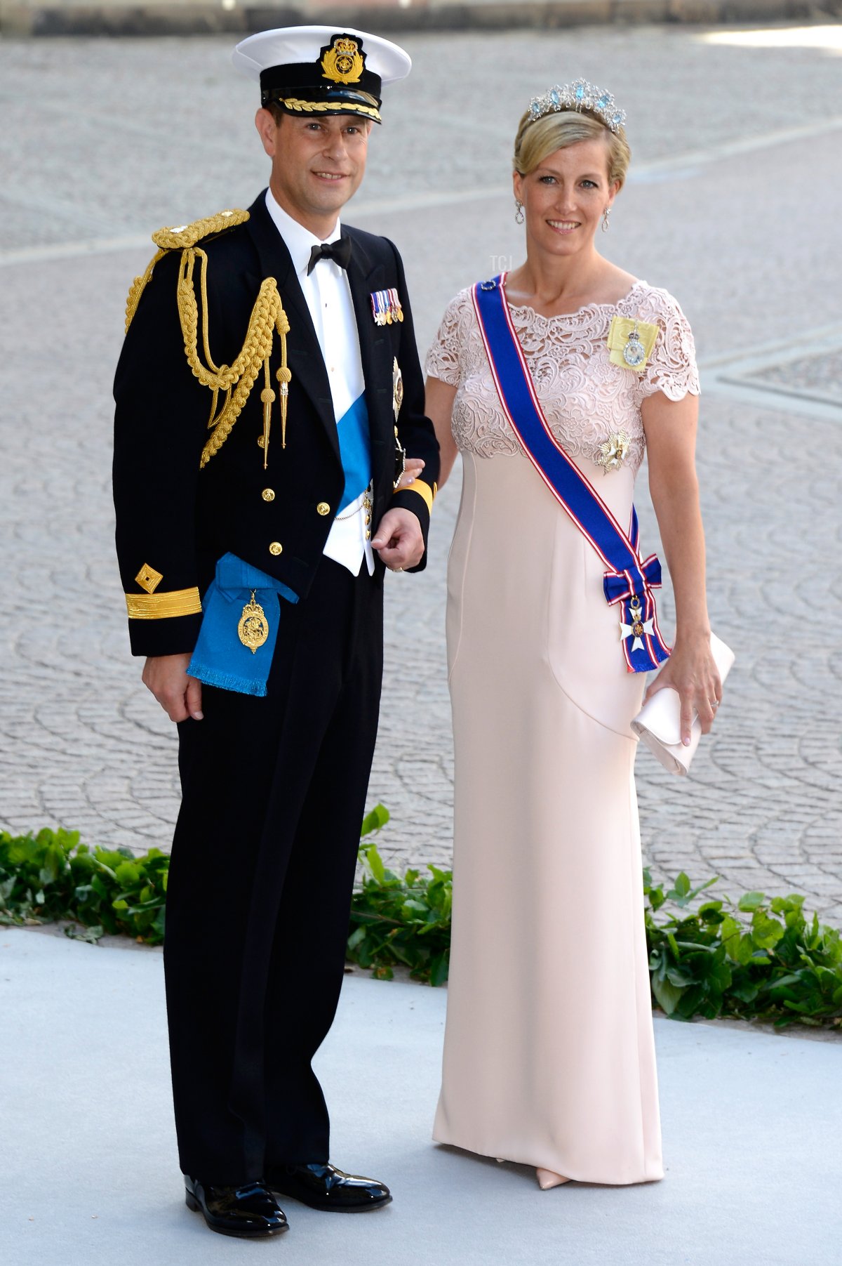 Il Principe Edward, Conte di Wessex, e Sophie, Contessa di Wessex, partecipano al matrimonio della Principessa Madeleine di Svezia e Christopher O'Neill, ospitato dal Re Carl Gustaf XIV e dalla Regina Silvia al Palazzo Reale l'8 giugno 2013 a Stoccolma, Svezia